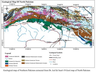 Lineament analysis using satellite images in Karakoram Ranges, Hunza ...