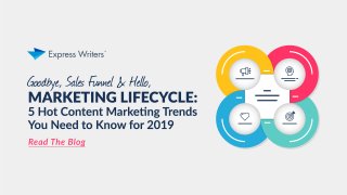 The Marketing Lifecycle (2018) copyright Express Writers & Julia McCoy