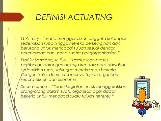 Fungsi Manajemen Actuating Pada Pembiayaan Kesehatan