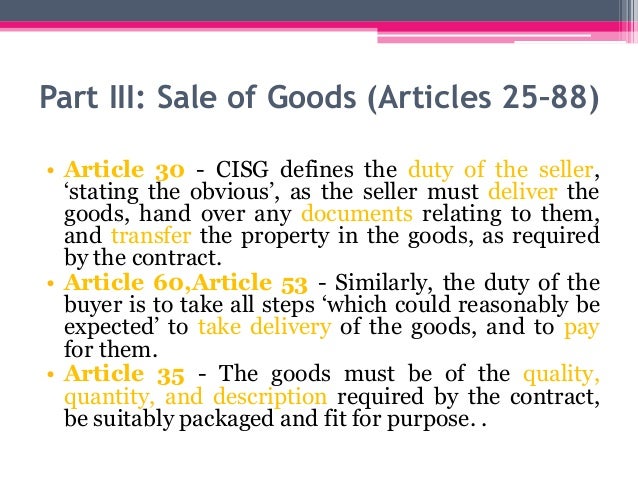 UNITED NATIONS CONVENTION ON CONTRACT FOR INTERNATIONAL SALE OF GOODS…