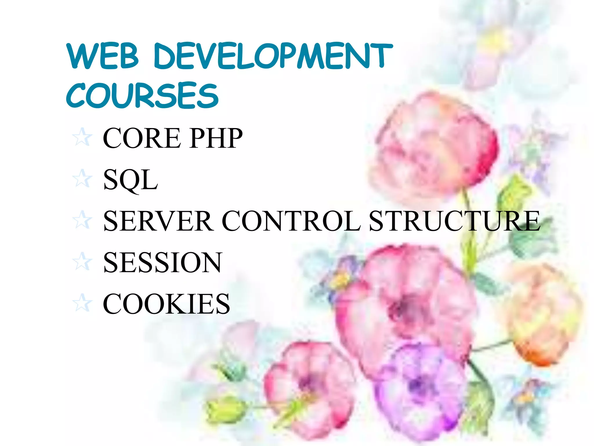 ppt of web designing and development | PPTX