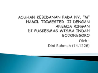 Oleh :
Dini Rohmah (14.1226)
 