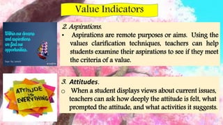 STEPS IN VALUING PROCESS AND VALUE INDICATORS | PPTX