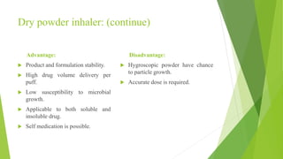 pulmonary drug delivery system | PPTX