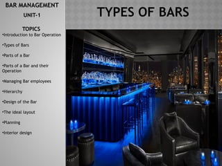 PPT-1 UNIT -1 TYPES OF BAR and its importance.pptx