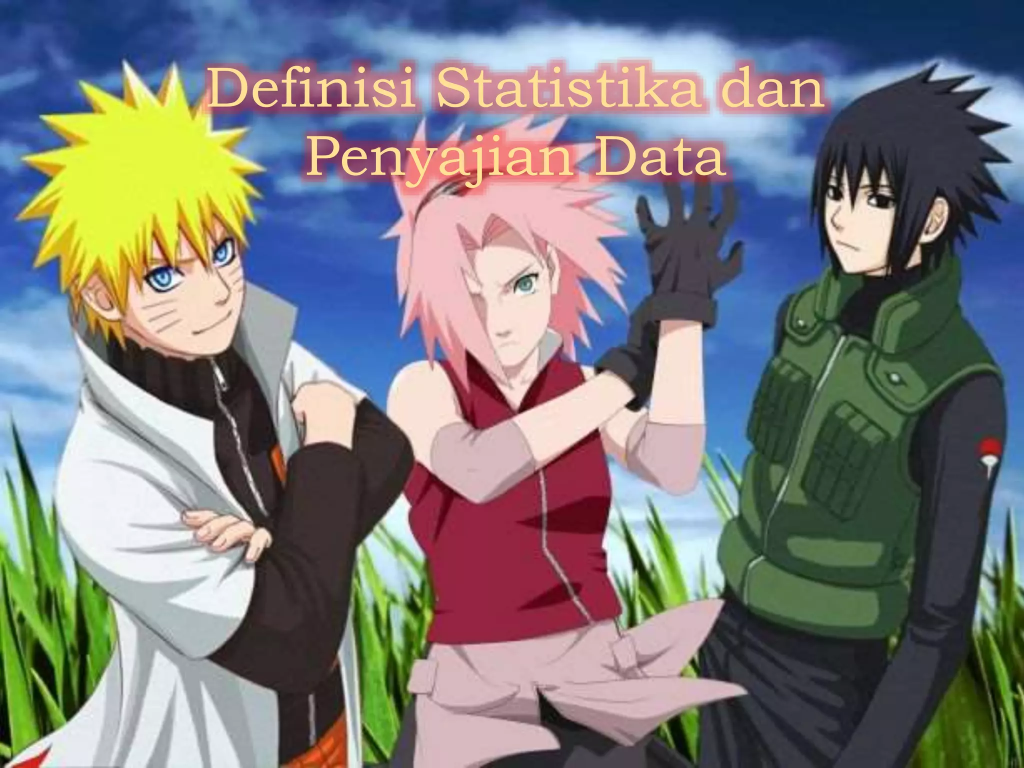 Definisi Statistika dan
Penyajian Data
 