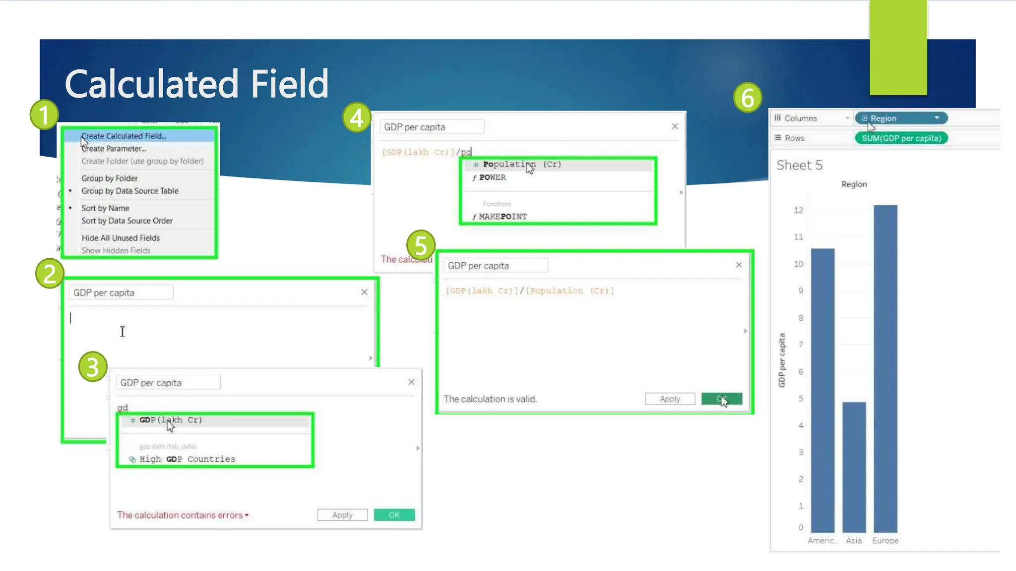 Calculated Field
1
2
3
4
5
6
 