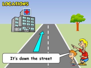 It’s down the street
 