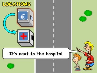 It’s next to the hospital
€
 