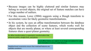 Advanced Techniques in Instance and Class Object Recognition | PPTX