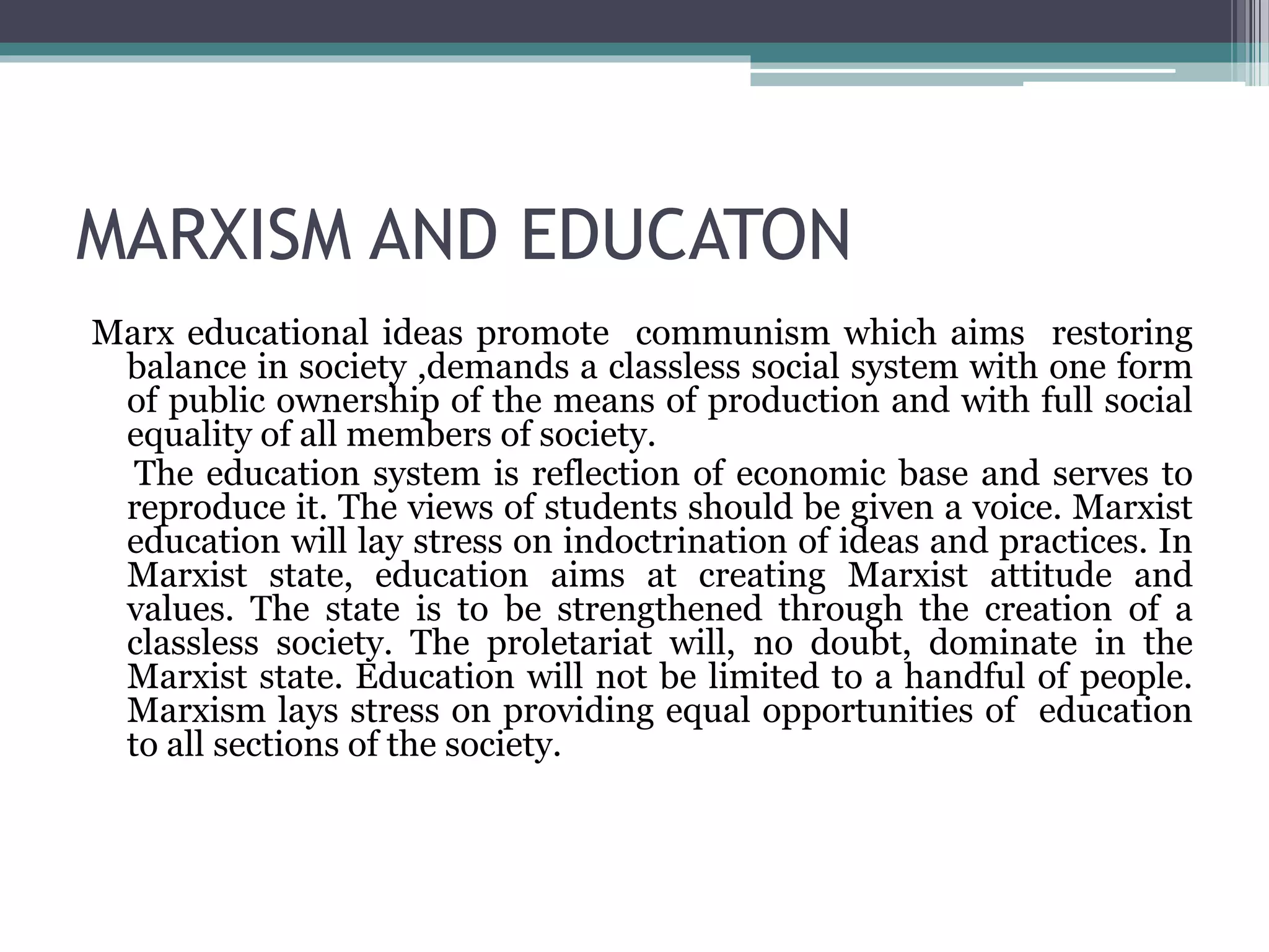 Social Inequality and Marxism | PPTX