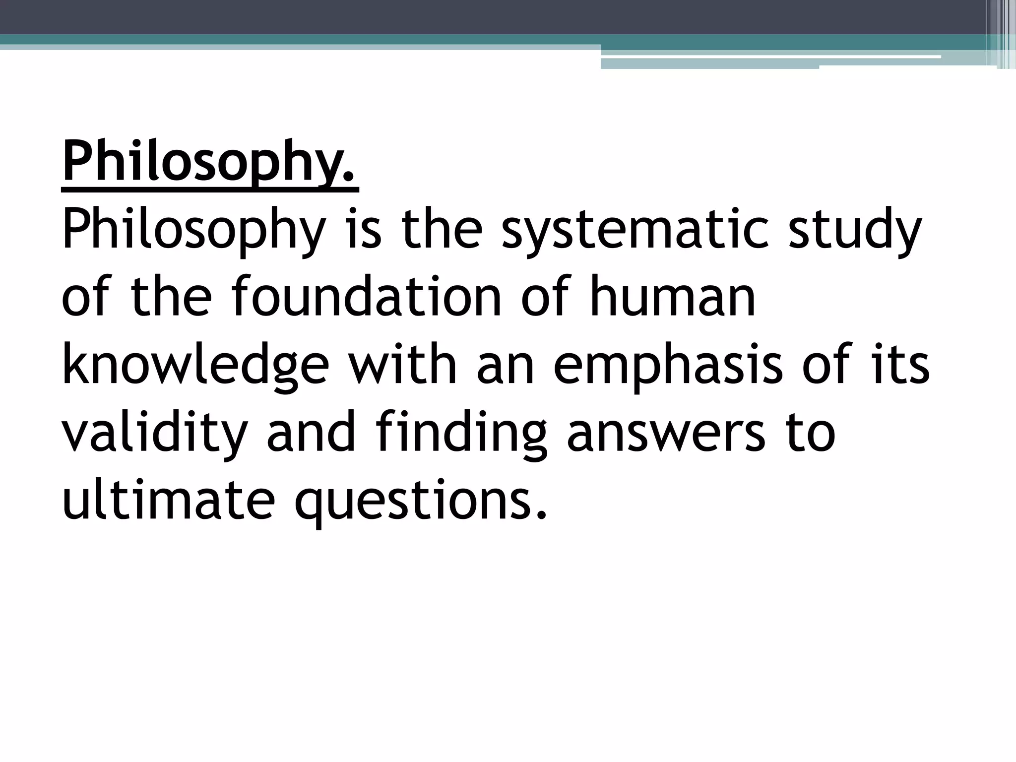 Philosophy | PPTX