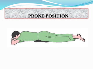PRONE POSITION
 