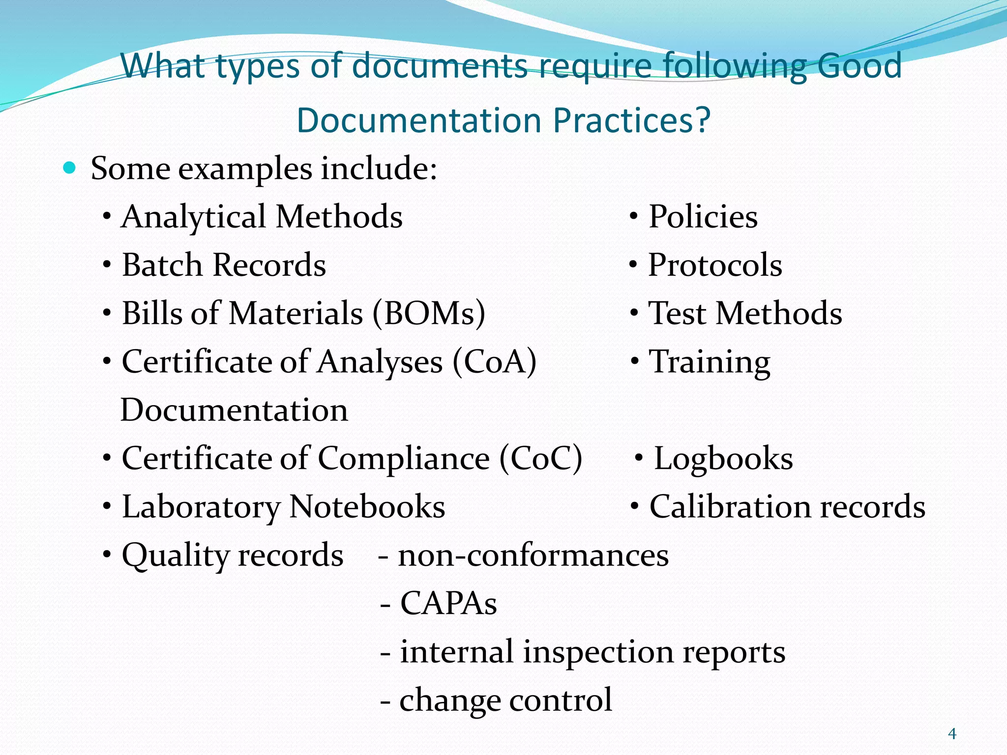 good documentation practice | PPT - 21 Cfr Good Documentation Practices Pdf