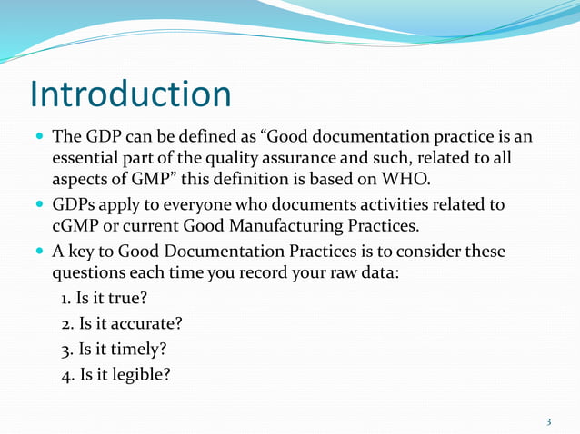 good documentation practice | PPTX