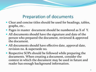 good documentation practice | PPTX