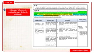 EVALUACIÓN FORMATIVA Y CRITERIOS DE EVALUACIÓN | PPTX