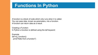 Summer Training Project On Python Programming | PPTX