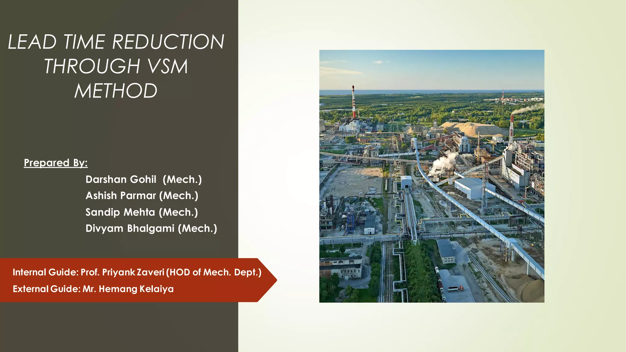 Lead Time Reduction Through VSM Method | PDF