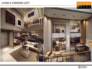 LIVING E VARANDA LOFT
 