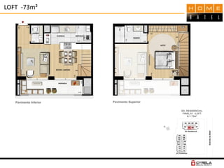 LOFT -73m²
 