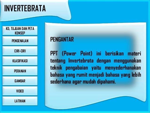 Ppt Interaktif Invertebrata