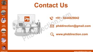 RESEARCH
PROPOSAL
CODE
PAPER
WRITING
THESIS
WRITING
PROJECT
DISSERTATION
Contact Us
+91 - 9444829042
phddirection@gmail.com
www.phddirection.com
 