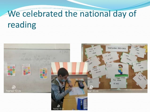 We celebrated the national day of
reading
 