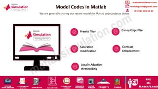 Code for MATLAB Projects Research Ideas | PPT