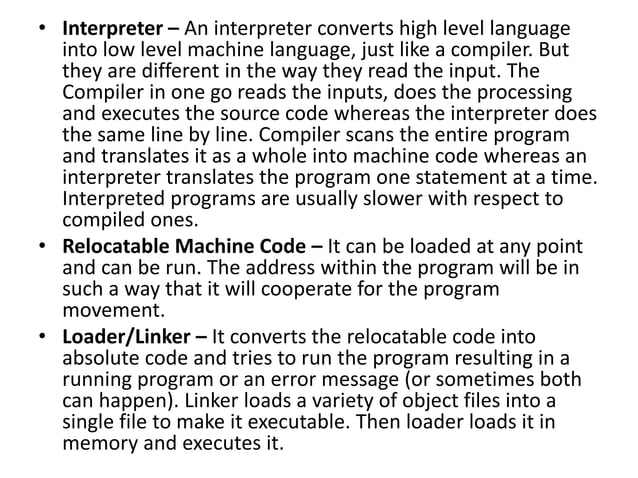 Compiler Design Introduction | PPTX