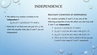 INDEPENDENCE
•
•
 