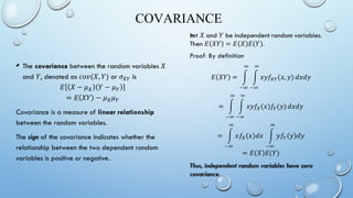 COVARIANCE
•
•
 