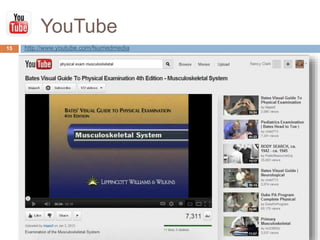 YouTube
15 http://www.youtube.com/fsumedmedia
 
