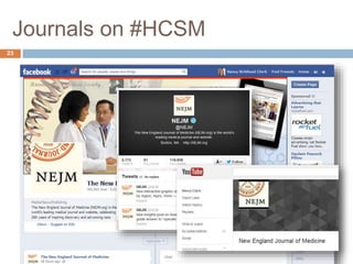 Journals on #HCSM
23
 
