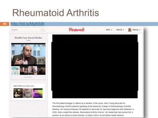 Rheumatoid Arthritis
46 http://bit.ly/MgNS8t
 