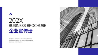 GaoDing & Company is the trusted advisor and
counselor to many of the world's most influential
businesses and institutions.
企业宣传册
BUSINESS BROCHURE
202X
 