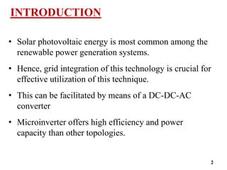 Micro inverter dc dc | PPTX