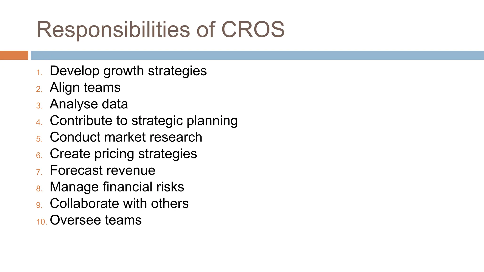 Responsibilities of CRO in clinical research | PPTX