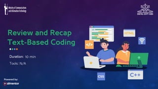 Tools: N/A
10 min
Duration:
 