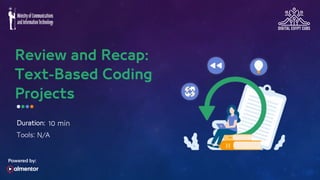 10 min
Duration:
Tools: N/A
 