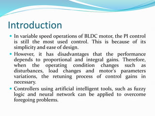 Torque Ripple Minimization using Fuzzy Logic | PPTX