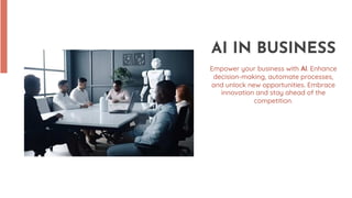 This pptx is about the AI revolution: unleashing the power of ...