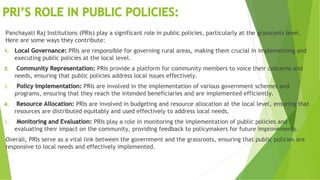 Decentralisation and local government in India | PDF