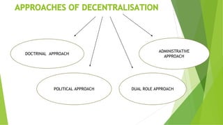 Decentralisation and local government in India | PDF