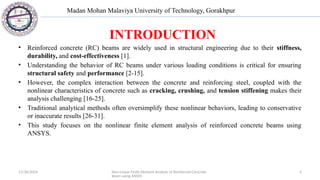 nonlinear finite element analysis of reinforced concrete beams using ...