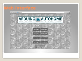 Web interface
 