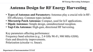 RF Energy Harvesting Techniques For Battery-Less Wireless Sensing ...