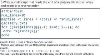a shell script to print file names in directory showing date of ...