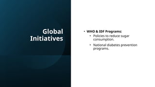 Type 2 Diabetes Mellitus: Overview, Management, and Prevention | PPTX