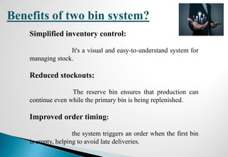 Implementation of two bin system in ppt presentation | PDF